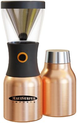 Asobu Coldbrew Portable Cold Brew Coffee Maker Copper/black