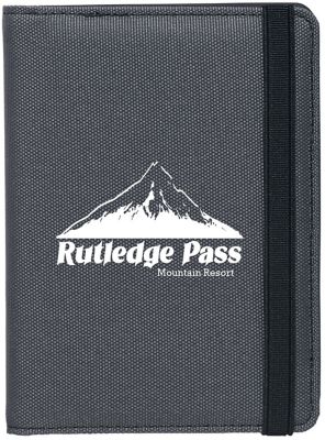 Custom Presentation & Document Folders With Logo: Deluxe Recycled Passport Wallet
