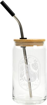 Custom Bar & Glassware: Etched Can Glass 16 oz