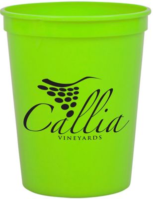 Plastic Cups 16 Ounce Lime Green Cup