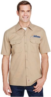 Dickies Men's Flex Short-Sleeve Twill Work Shirt