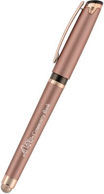 Rose Gold Personalized Pens: Compass Ultra Stylus Gel Pen