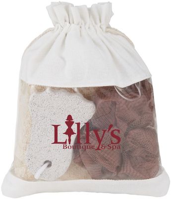 Dental Patient Appreciation Gifts: 3 Piece Jute Spa Set
