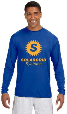 Custom Printed T-Shirts: A4 Mens Cooling Performance Long Sleeve T-Shirt