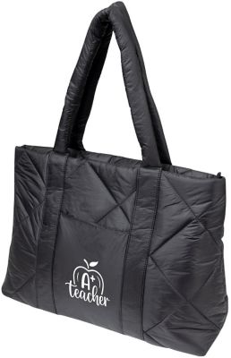Teacher Appreciation Day Gifts: Luxe Quilted Puffer Tote Bag