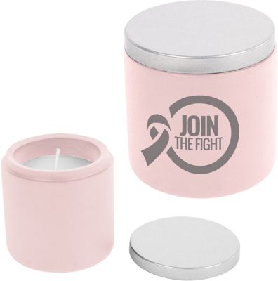 Breast Cancer Awareness Merchandise: Cali Clay Cement Candle