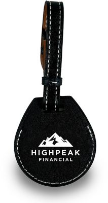 Leatherette Luggage Tag Airtag Case