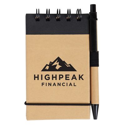 Bank Promotional Items: Kraft Jotter With Eco Pen