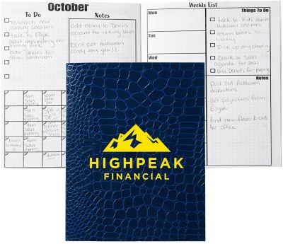 Custom Office Supplies: Crocodile Bullet Journaling Calendar 8 x 10