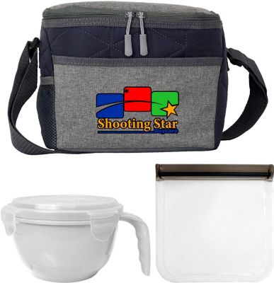 Custom Lunch & Cooler Bags: Quilted Noodle & Sandwich Lunch Set