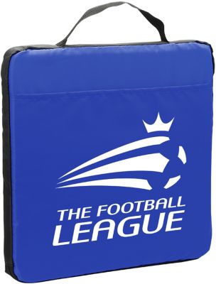 Sports & Outdoor: Fabric Stadium Cushion With Pocket 13.5"