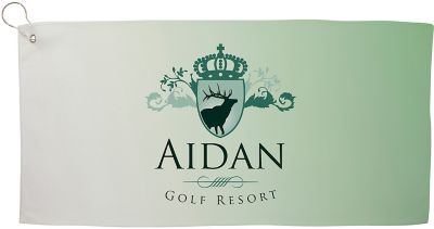 Custom Towels: Full Color Cooling Golf Towel-Large