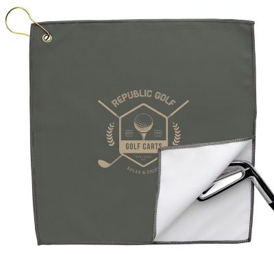 Golf: rPET Double Layer Golf Towel