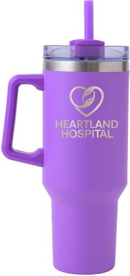 Holiday Gifts for Customers: Saratoga Satisfy Brite Travel Mug 40 oz