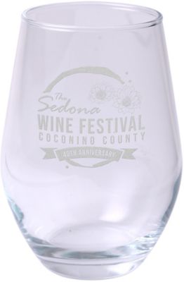 Promotional Giveaways: Etched Stemless Wine Glass 11.5 oz