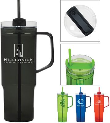 Holiday Gifts for Customers: Carter Acrylic Mug With Straw 40 oz