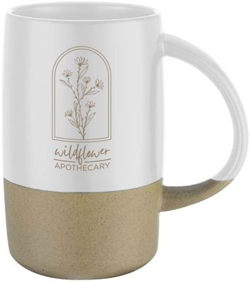Custom Drinkware: Vintage Two Tone Mug 17 oz