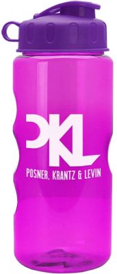 Custom Drinkware: Mini Mountain Tritan Sports Bottle Flip Lid 22 oz