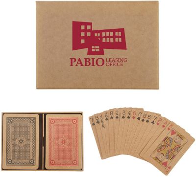 Holiday Gifts for Employees Under $10: Jack 2-Pack Kraft Paper Playing Card Set