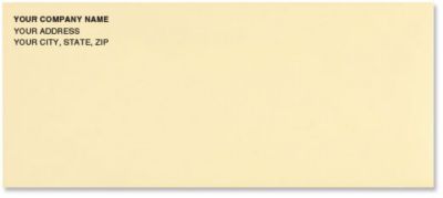 Promotional Items Easy to Mail: Business Envelope - Wove Ivory