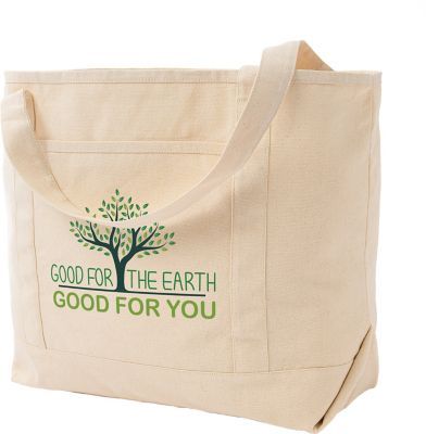Saratoga™ Collection: Saratoga Full Color Recycled Cotton Tote 10 oz