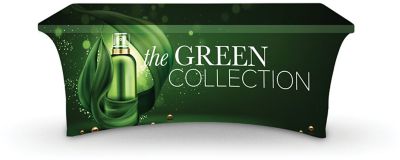 Eco Friendly Promotional Products: Displaysplash 6' rPET Stretch Open Back Table Cvr