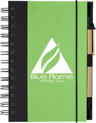 Journals & Notebooks: Eco-Inspired Spiral Notebook & Pen