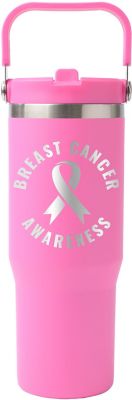 Breast Cancer Awareness Merchandise: Saratoga Swing Handle Brite Tumbler 30 oz