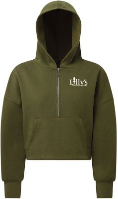 Apparel: Tridri Ladies Alice Half-Zip Hooded Sweatshirt