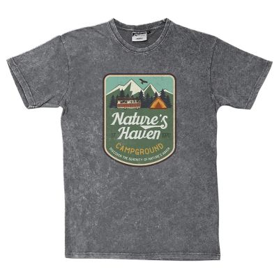 Travel & Destination: Full Color Unisex Acid Washed T-Shirt