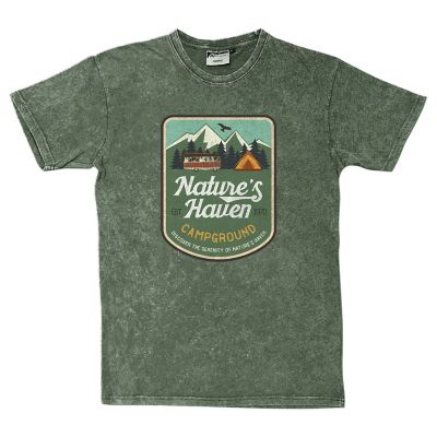 Travel & Destination: Full Color Unisex Acid Washed T-Shirt