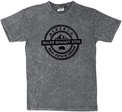 Screen Printed T-Shirts: Unisex Acid Washed T-Shirt
