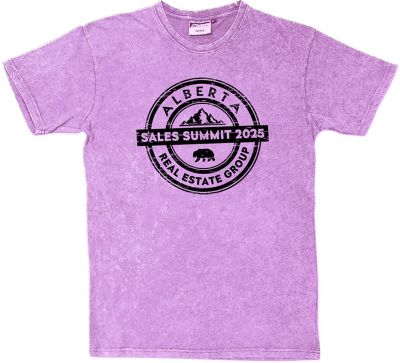 Screen Printed T-Shirts: Unisex Acid Washed T-Shirt