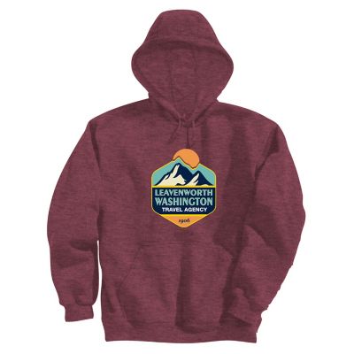 Travel & Destination: Full Color Unisex Vintage Heather Hoodie