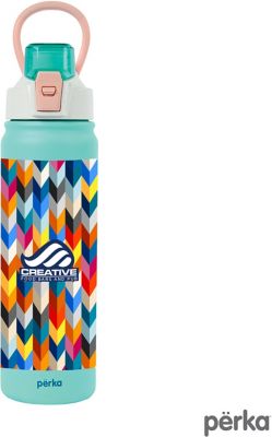 Full Color Promotional Products: Perka Double Wall Water Bottle 24 oz