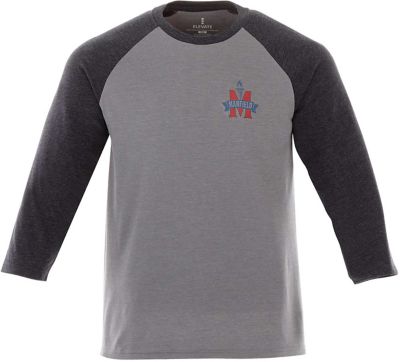 Custom Long Sleeve T-Shirts: Mens Dakota Three Quarter Raglan Tee