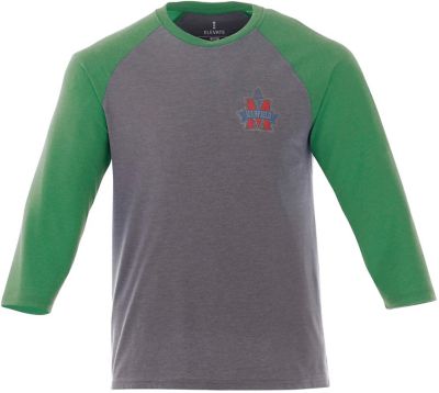Custom Long Sleeve T-Shirts: Mens Dakota Three Quarter Raglan Tee