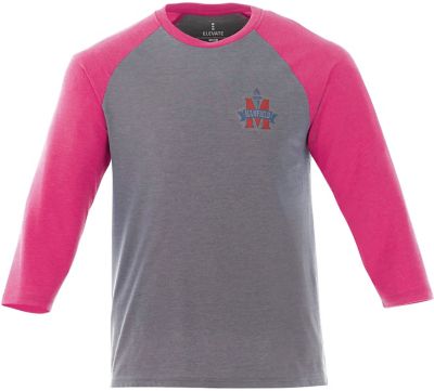 Custom Long Sleeve T-Shirts: Mens Dakota Three Quarter Raglan Tee