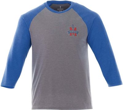 Custom Long Sleeve T-Shirts: Mens Dakota Three Quarter Raglan Tee