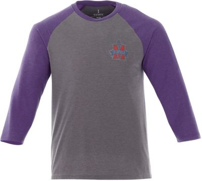 Custom Long Sleeve T-Shirts: Mens Dakota Three Quarter Raglan Tee