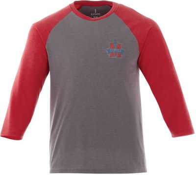 Custom Long Sleeve T-Shirts: Mens Dakota Three Quarter Raglan Tee