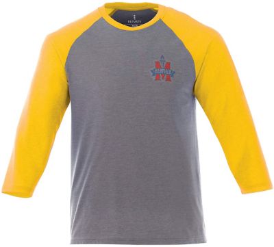 Custom Long Sleeve T-Shirts: Mens Dakota Three Quarter Raglan Tee