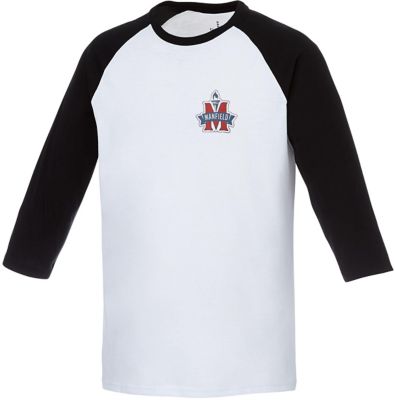 Custom Long Sleeve T-Shirts: Mens Dakota Three Quarter Raglan Tee