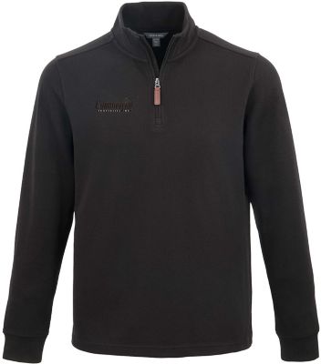 Custom Quarter Zip Sweatshirts: Mens Hudson Eco Knit Quarter Zip Ribbed Sweater