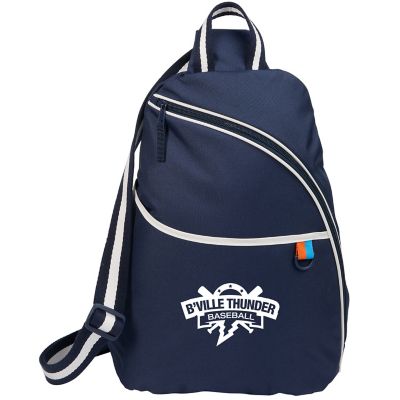 Promotional Bags: Retro Sport Recycled Sling Backpack