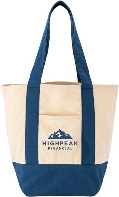 Tote Bags: Saratoga Mini Cotton Canvas Tote