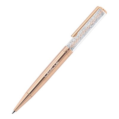 Low Minimums: Swarovski® Rose Gold Crystalline Ballpoint Pen