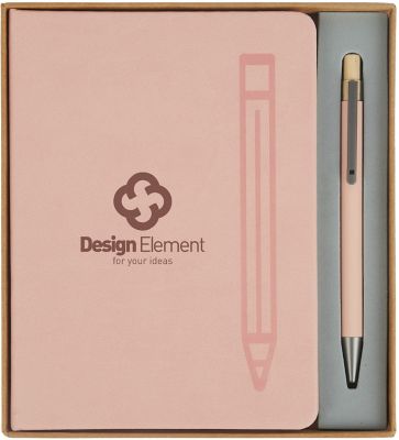 Branded Notebooks & Journals: Manhattan Gift Set W/Magnetic Journal & Pen
