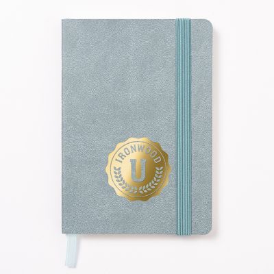 Custom Office Supplies: Saratoga Mini Soft Cover Journal - Hot Stamped