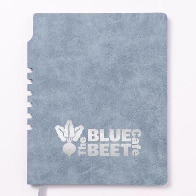 Bank Promotional Items: Saratoga Orvieto Soft Cover Journal - Hot Stamped